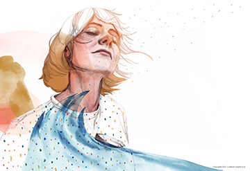 Ilustración de la escena