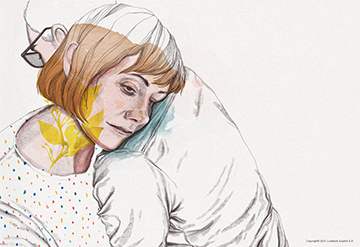 Ilustración de la escena